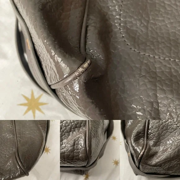 Marc By Marc Jacobs Patent Leather  Satchel Crossbody Handbag Purse - Picture 12 of 13